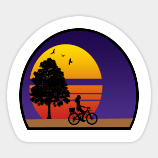 bicycle ride Sticker